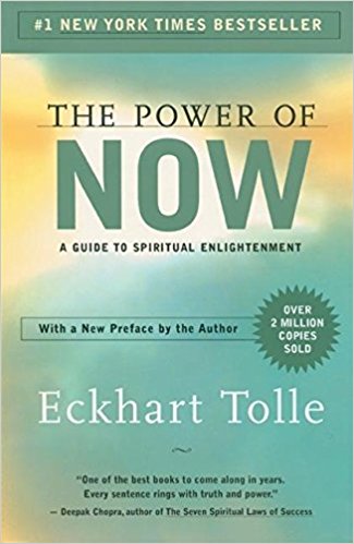 The book cover for The Power of Now.