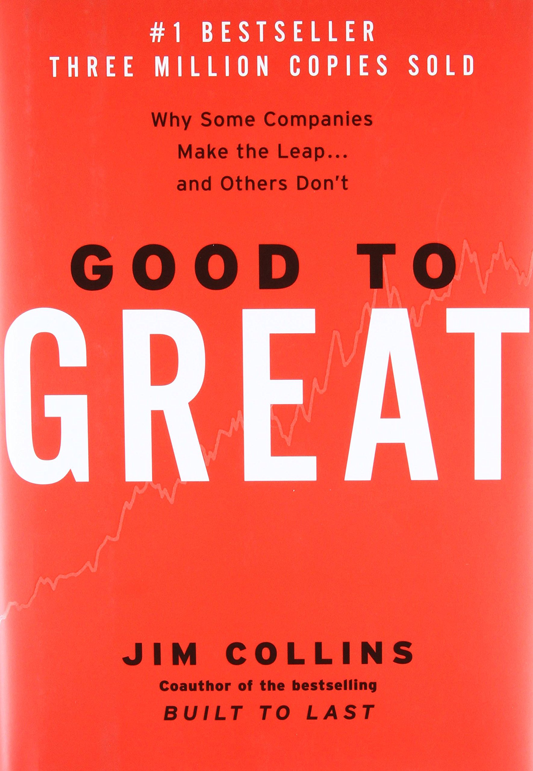 The book cover for Good to Great.