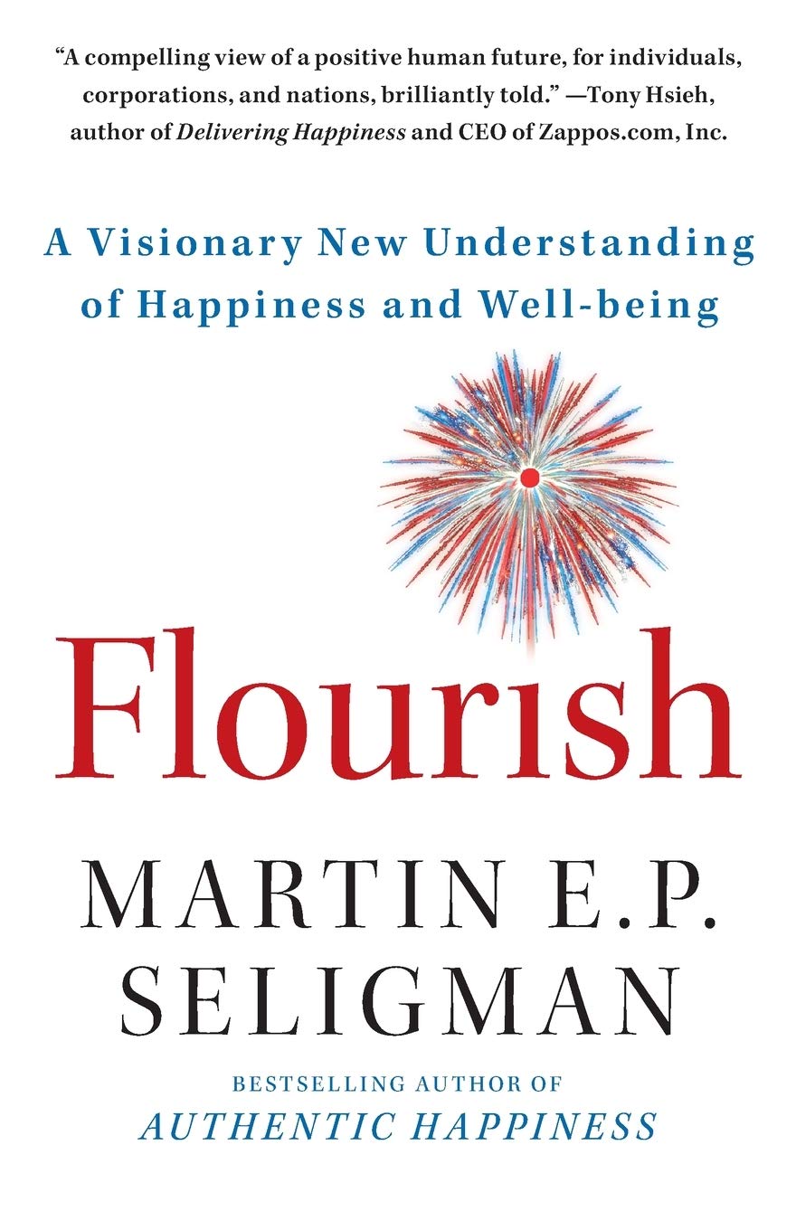 The book cover for Flourish.
