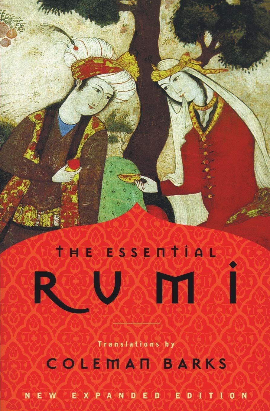 The book cover for The Essential Rumi.