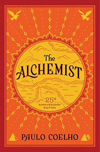 The book cover for The Alchemist.