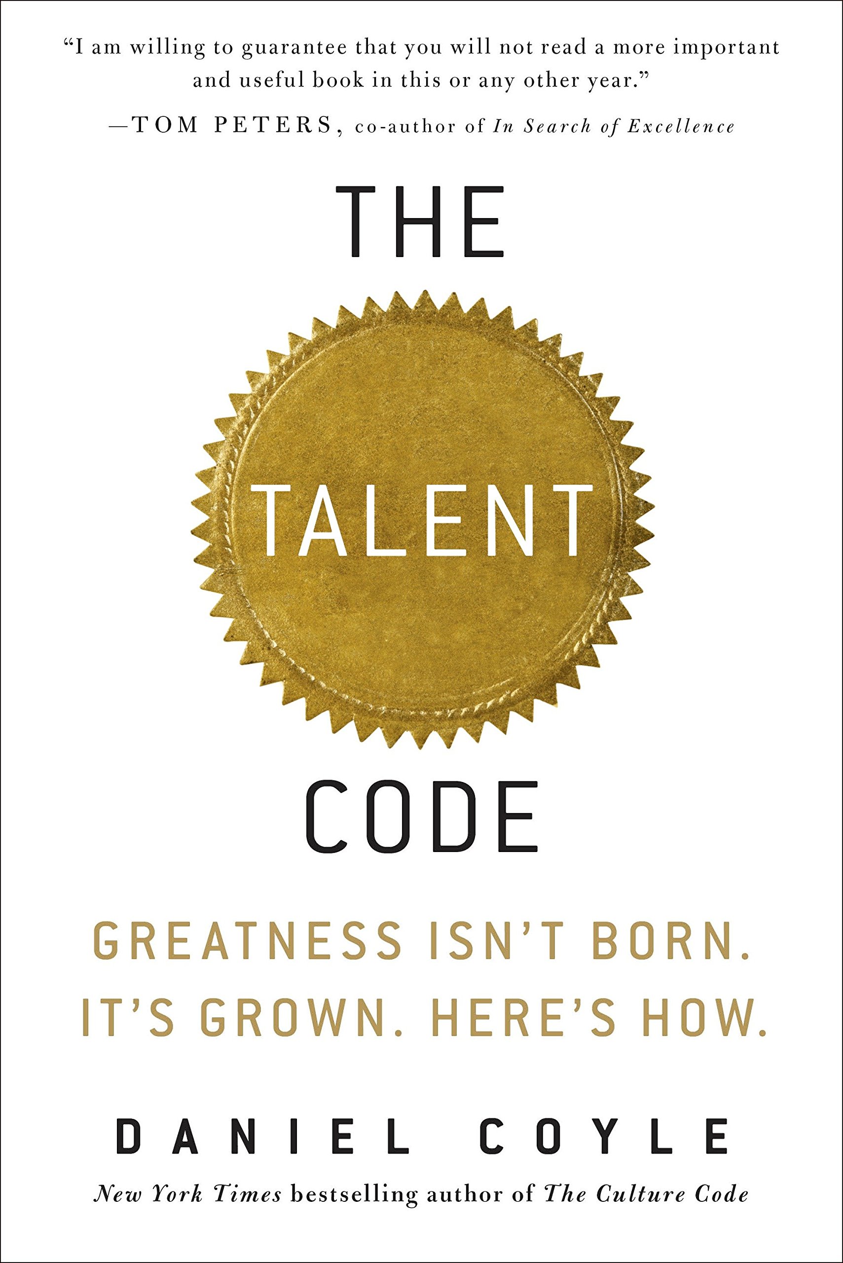 The book cover for The Talent Code.
