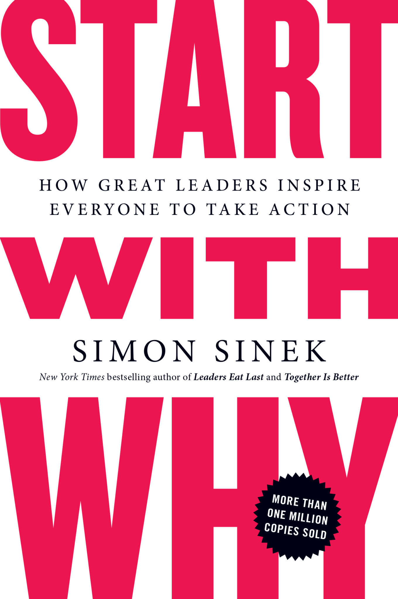The book cover for Start With Why.