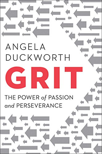 The book cover for Grit: The Power of Passion and Perseverance.